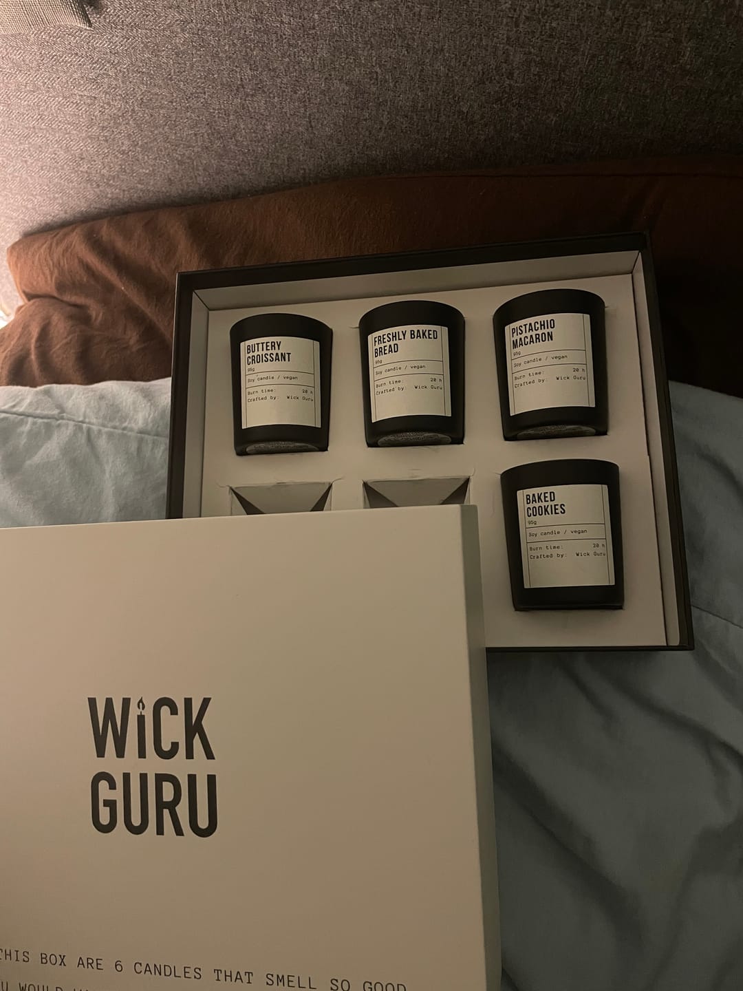 Customer photo review of Mini Scented Candle Gift Set