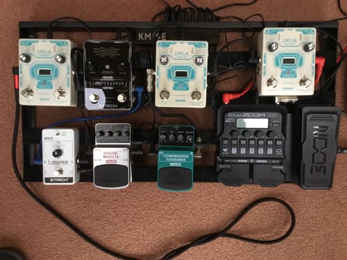 Customer photo review of Donner Circle Looper Effect Pedal