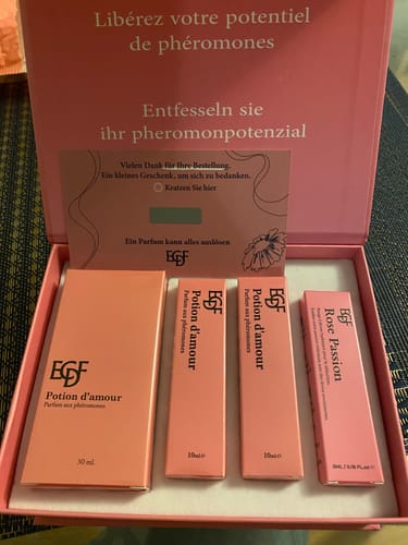 Customer photo review of Coffret aux phéromones