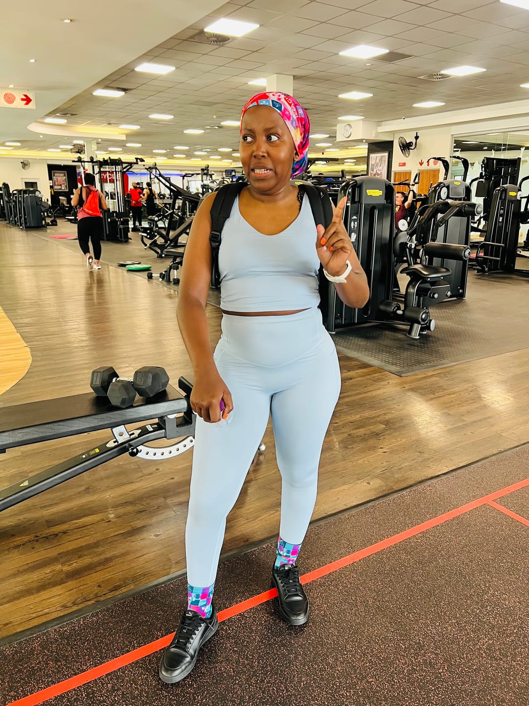 Customer photo review of Two Pieces Butt Shaping Activewear Sets