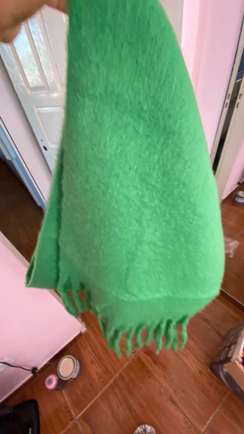 Customer photo review of Tanya Tasseled Winter Scarf