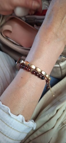 Reseña con foto de un cliente sobre Pulsera Textura