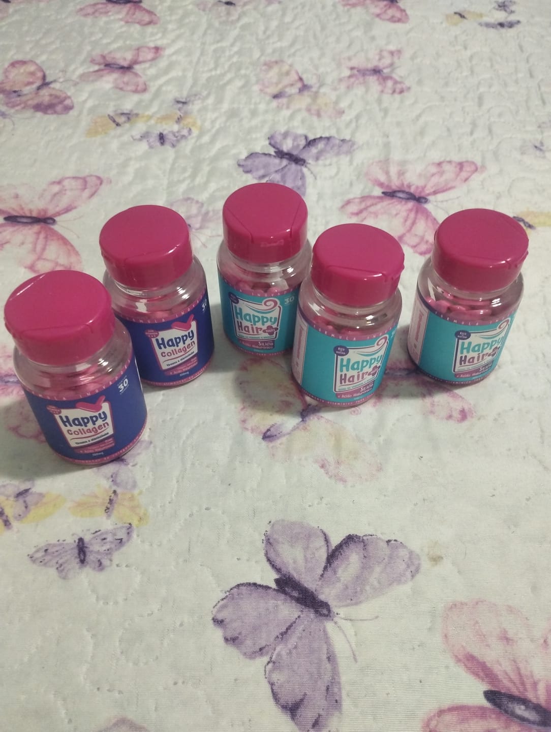 Customer photo review of Happy Collagen 2 Potes