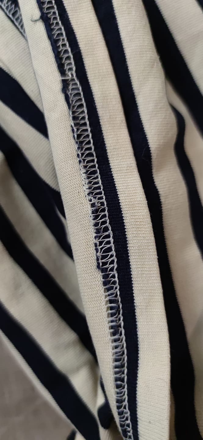 Customer photo review of Breton Stripe Long Sleeve T-Shirt