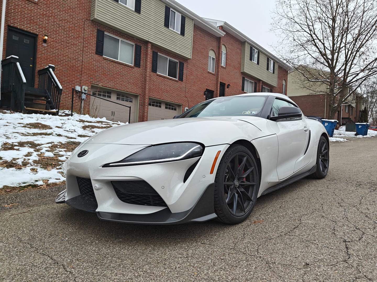 Customer photo review of 2020-Up Toyota Supra A91 CF Front Splitter Lip