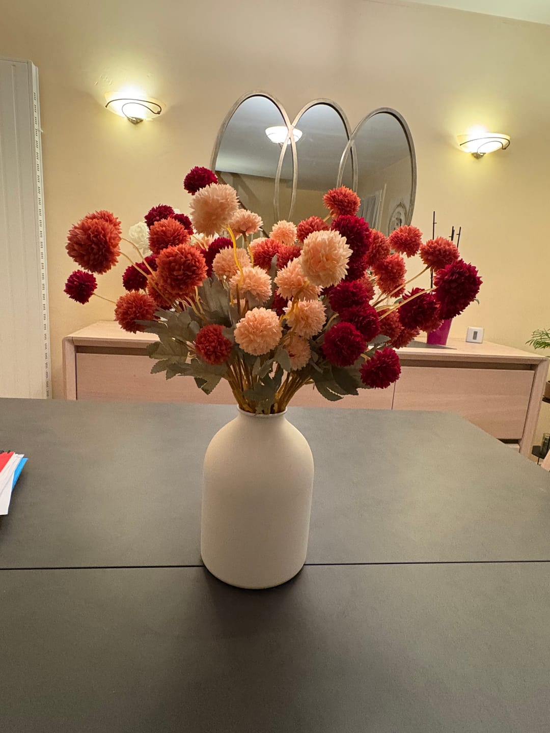 Customer photo review of Fleurs de Kiku - Mélange (20 tiges/ 100 pompons)