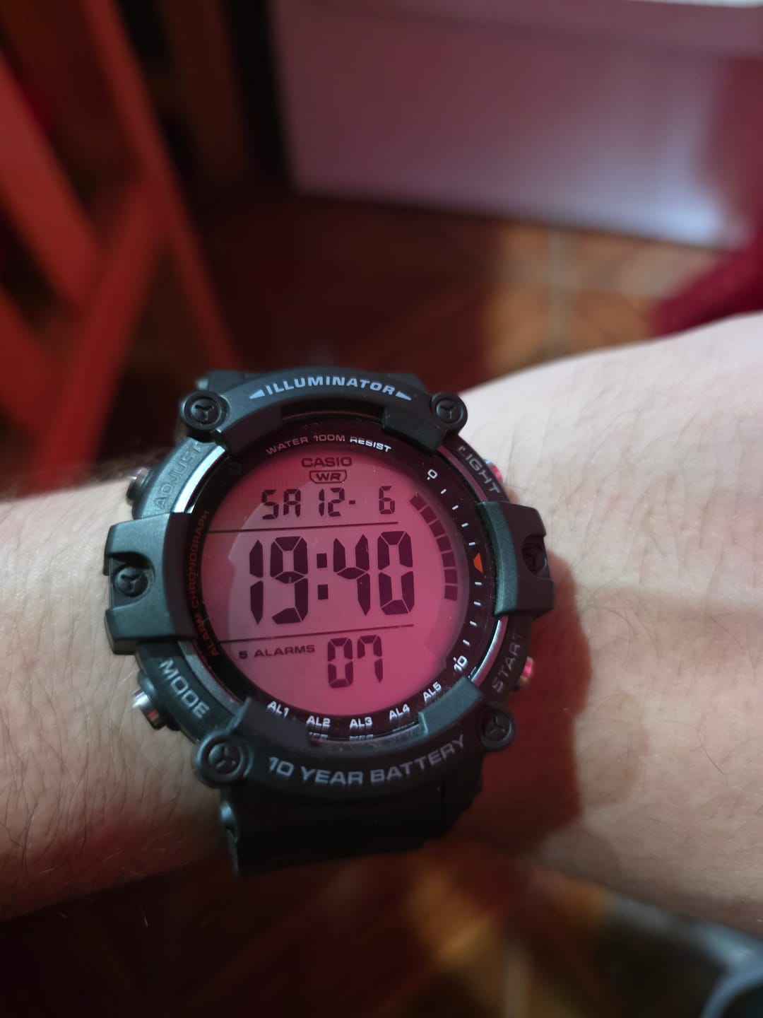 Customer photo review of Reloj Casio Vintage AE-1500WH-1AVDF Negro