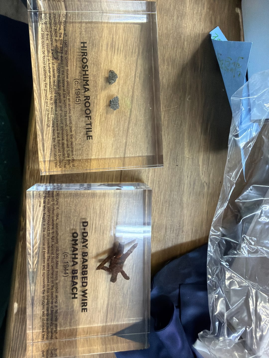 Customer photo review of D-Day Barbed Wire Artifact Display