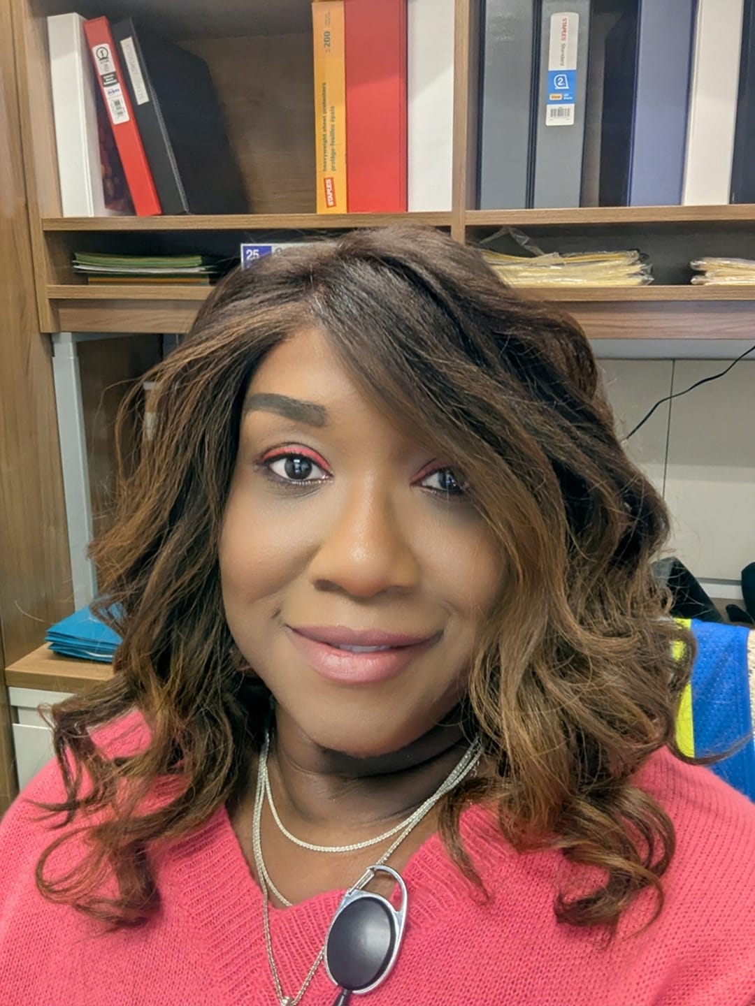Customer photo review of Sensationnel Bare Luxe Glueless 13x6 Lace Front Wig - 13X6 UNIT 12
