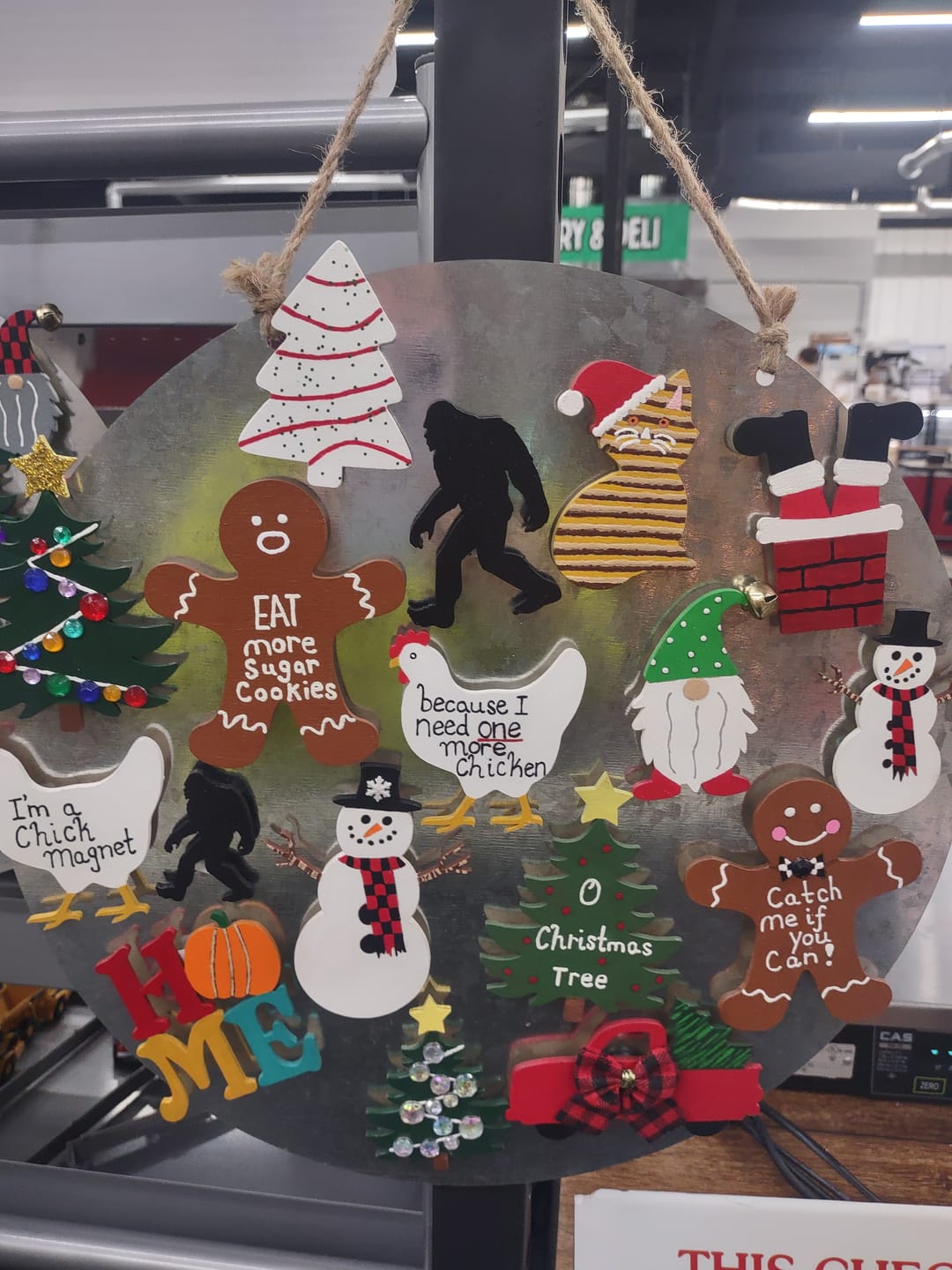 Customer photo review of Unfinished Wood Bigfoot Sasquatch Silhouette - Craft- up to 46" DIY