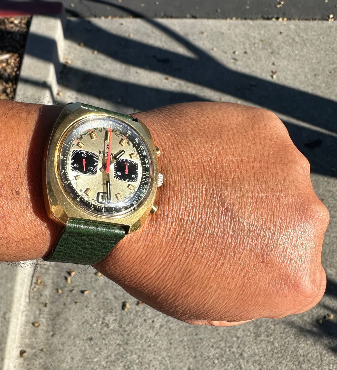 Customer photo review of Hunter Green Pebbled