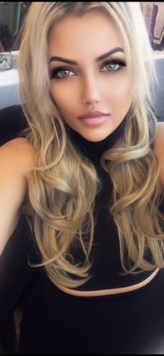 Customer photo review of Superstar 22" One Piece Hair Extension