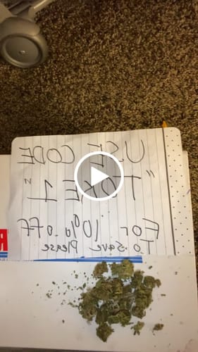 Customer video review of BFCM THCA Flower Ounces (30% Off)