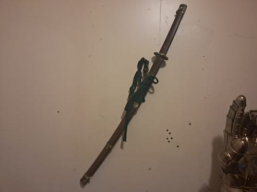 Christopher K. review of Handmade Japanese Tachi Odachi Clear Shadow Pattern Steel Imported rosewood image 1 out of 1