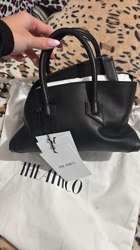 Customer photo review of La Passeggiata Mini Leather Tote