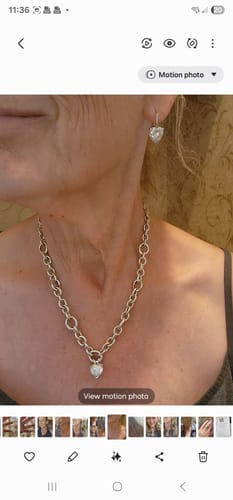 Beth T. review of CindyBella Drop moissanite earrings for women image 1 out of 1