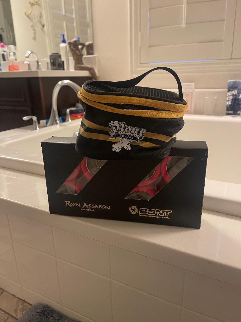Customer photo review of Roller Skate Wheel Bag