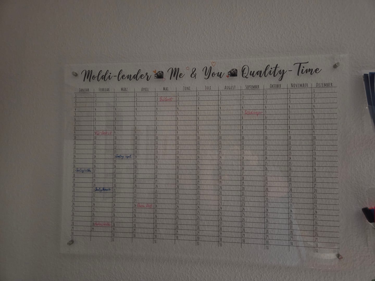 Customer photo review of Jahreskalender