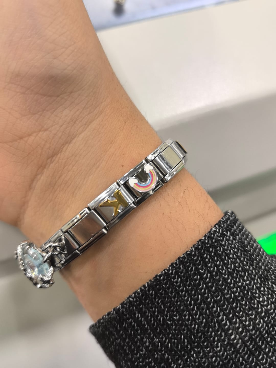 Customer photo review of Charm Letra K