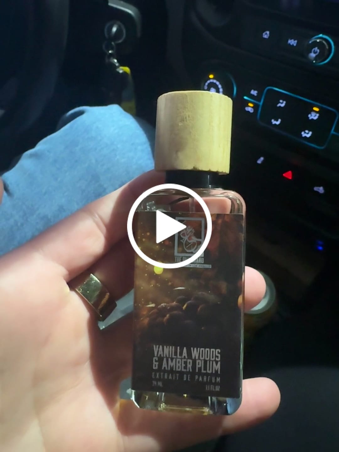Customer video review of Vanilla Woods & Amber Plum