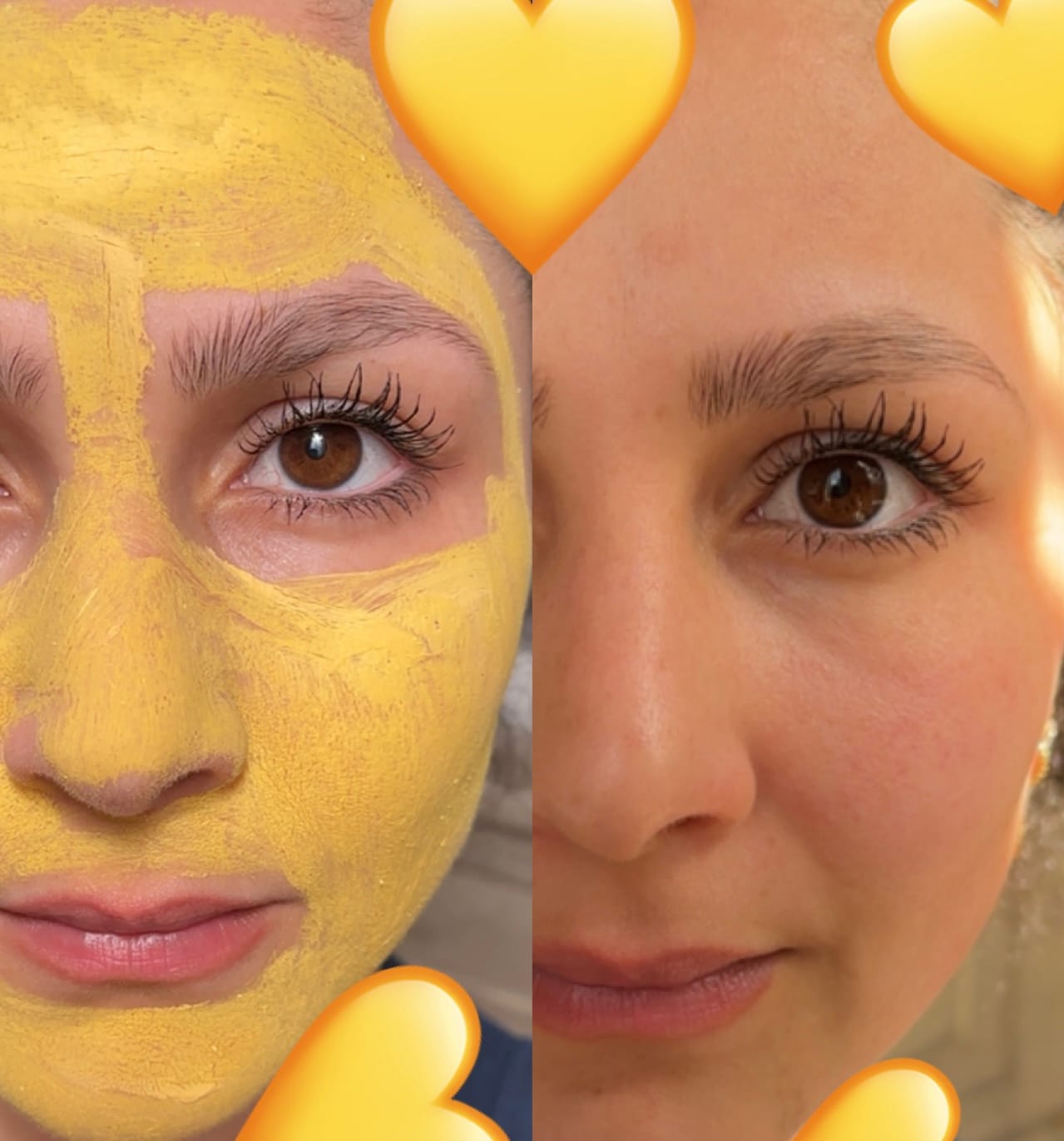 Customer photo review of ⚡ Turmeric Vitamin C Clay Mask