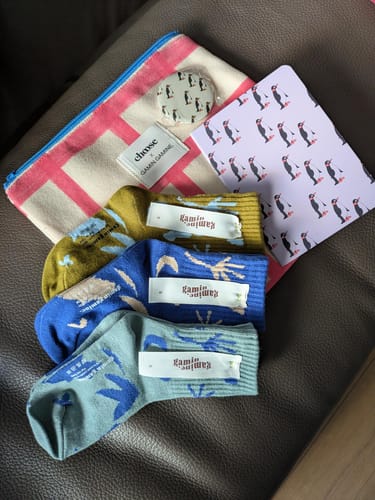 Karin G. review of BIRDS SOCKS image 1 out of 1