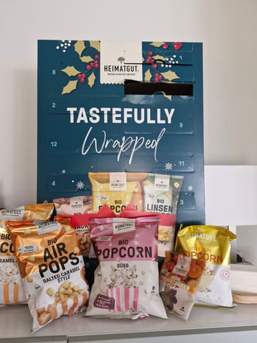 Customer photo review of Heimatgut Bio Snack Adventskalender