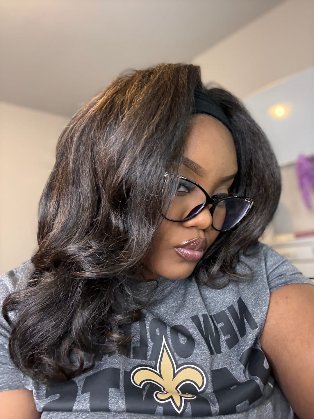 Customer photo review of Outre Quick Weave Half Wig - NEESHA H305
