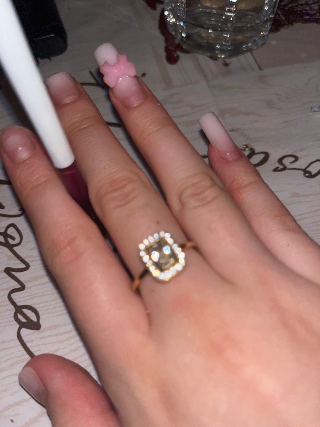 Customer photo review of Inel Elegance - Auriu