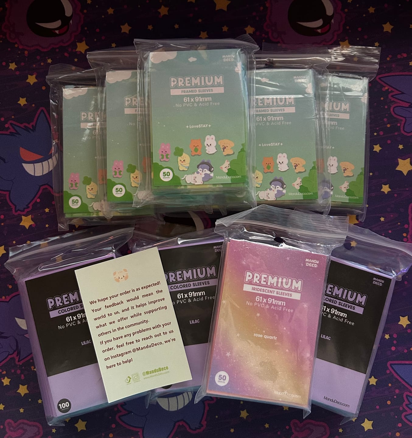 Customer photo review of PREMIUM FRAME SLEEVES - LOVESTAY VER