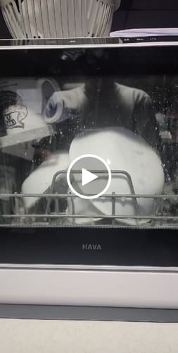 Customer video review of HAVA R01 Compact Countertop Dishwasher