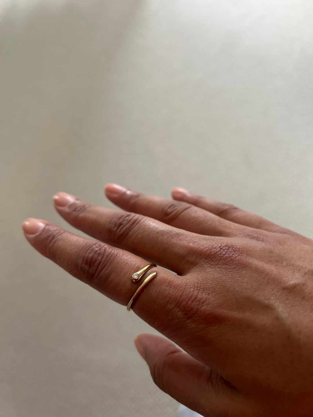 Customer photo review of Wave Wrap Ring