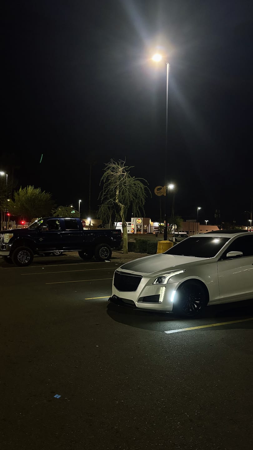 Customer photo review of 2014-19 Cadillac CTS Vsport Performance Front Splitter
