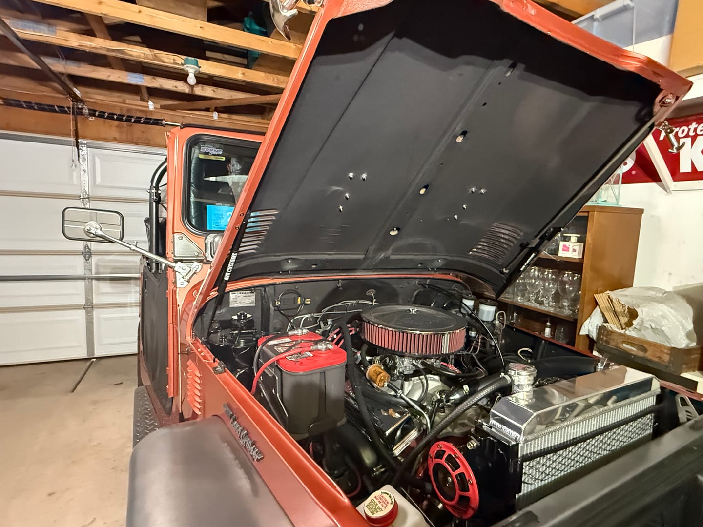Customer photo review of Toyota FJ40 FJ45 Land Cruiser Front EZ Lift Hood Struts