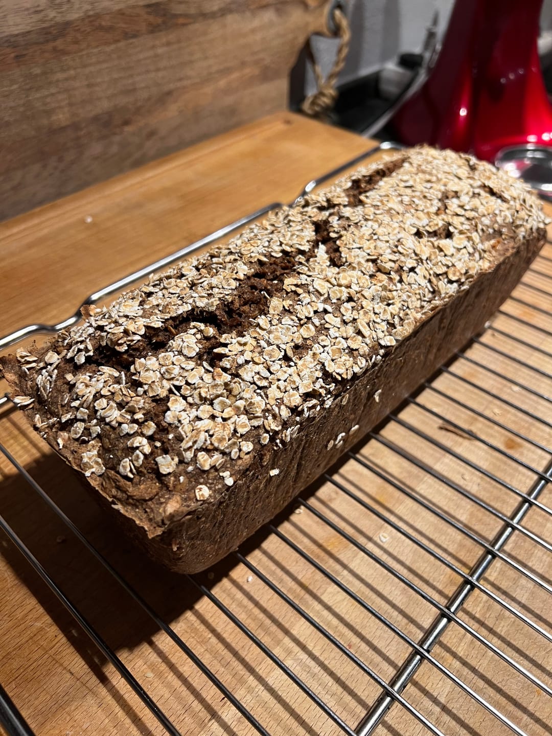 Customer photo review of Vegane Bio Backmischung mit Gemüse, die proteinreiche, lower-carb* Brot-Alternative