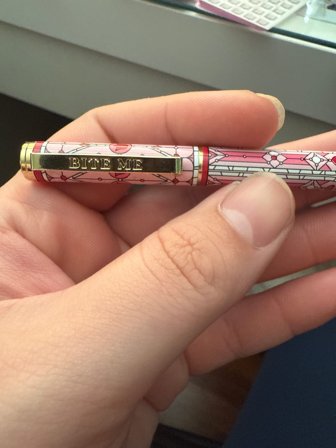 Customer photo review of Bite Me Pen
