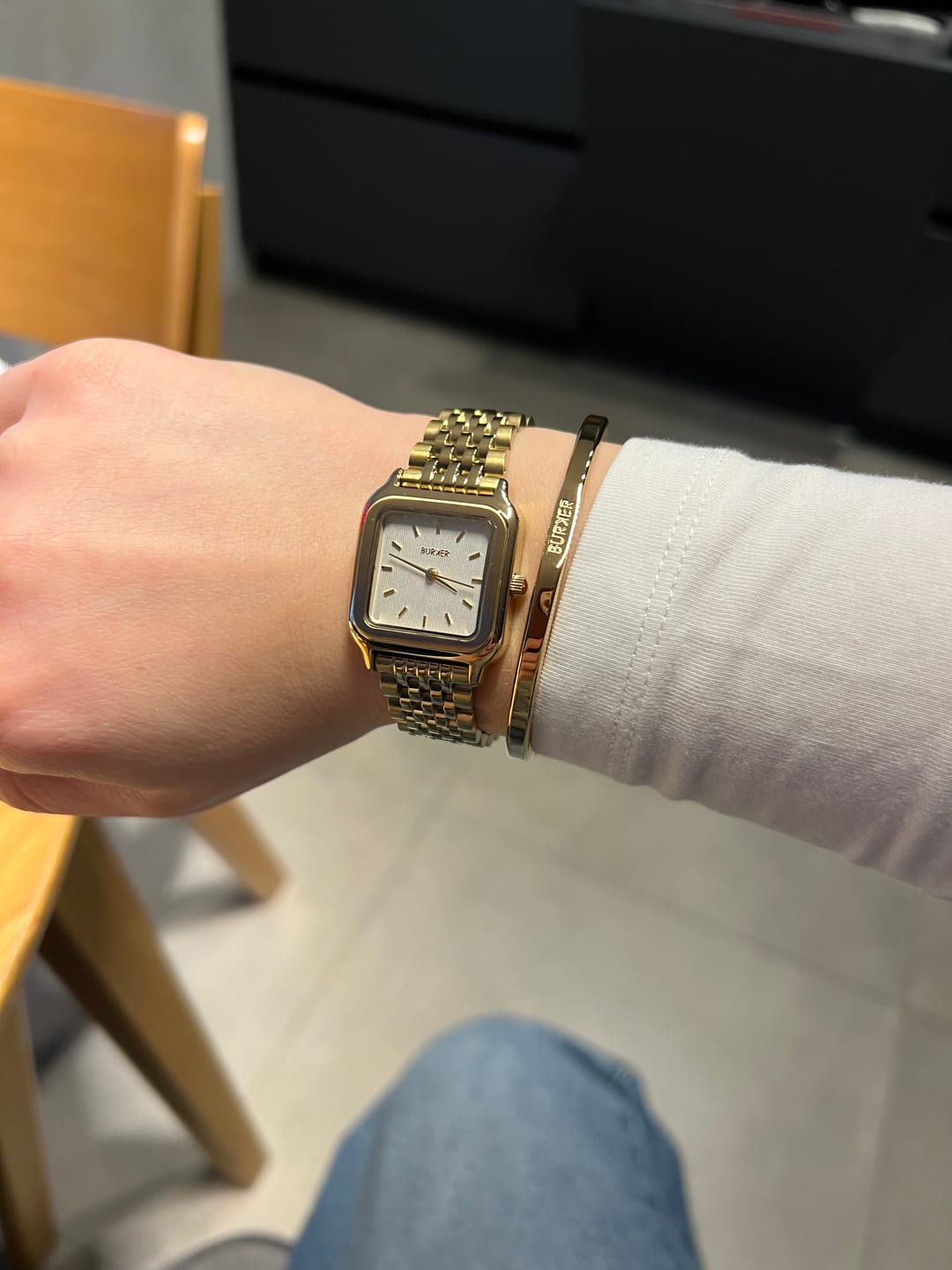 Customer photo review of Macy Gold White