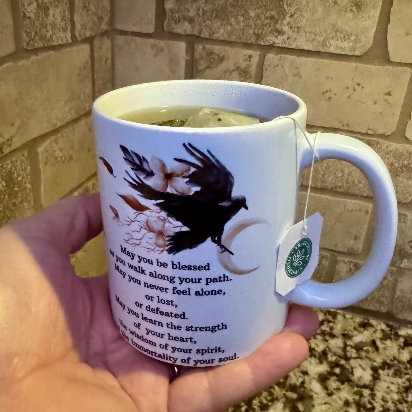 Customer photo review of Wilde Grove Blessing Mug 11oz Ceramic White
