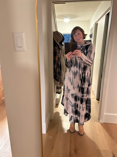 Customer photo review of Arbutus Dress - Shibori