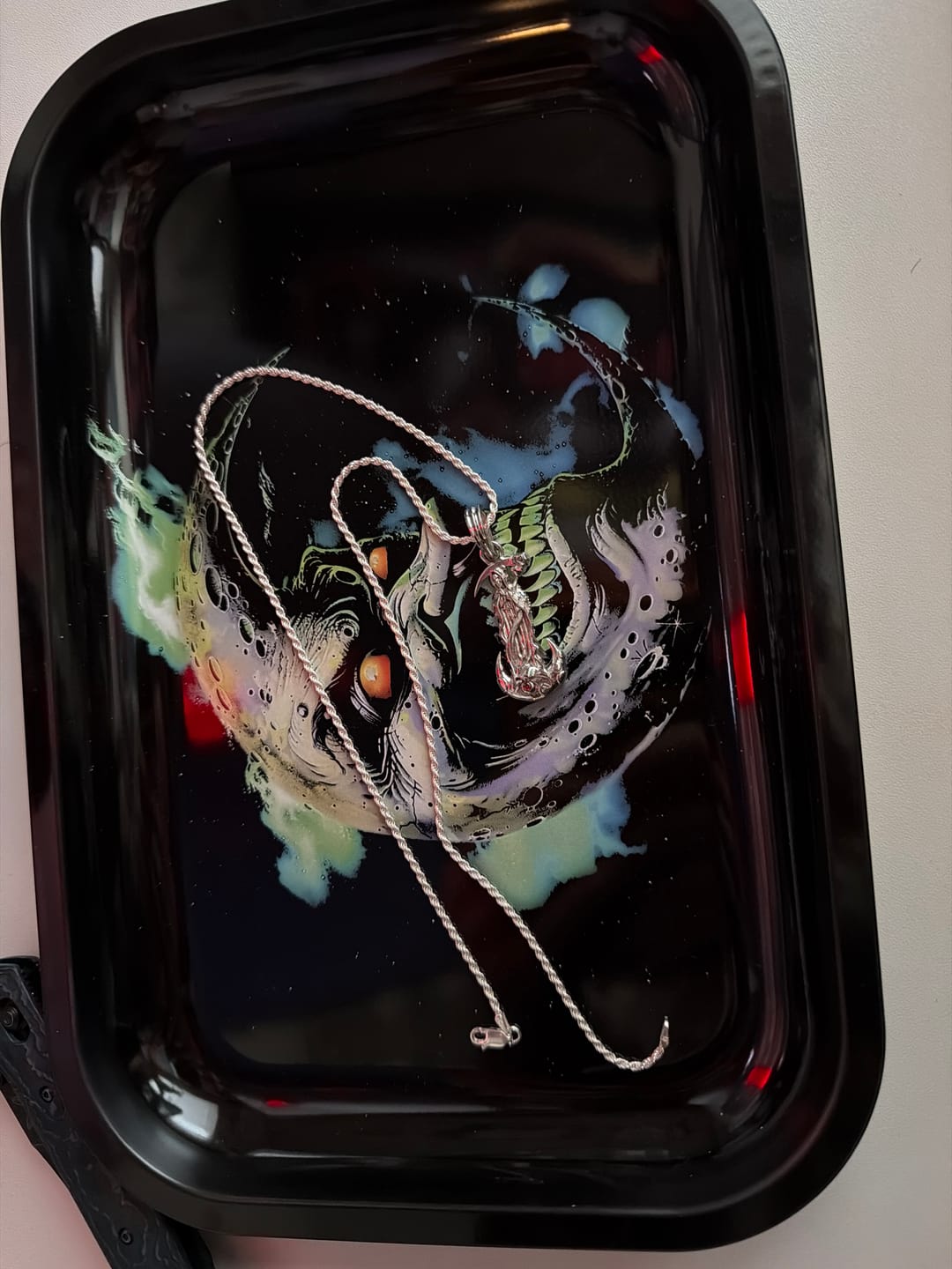 Customer photo review of UPGRADED SANTA MUERTE PENDANT