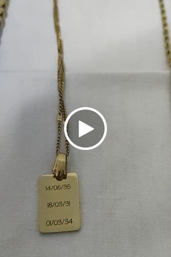 Customer video review of CATENINA IN OMAGGIO