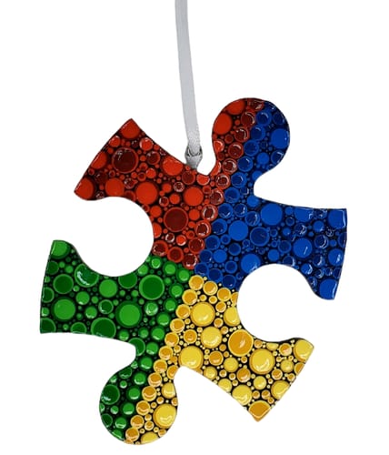 Hannah H. review of Unfinished Wood Interlocking Puzzle Shape | Autism Awareness | Craft Cutout | up to 46" DIY image 1 out of 1
