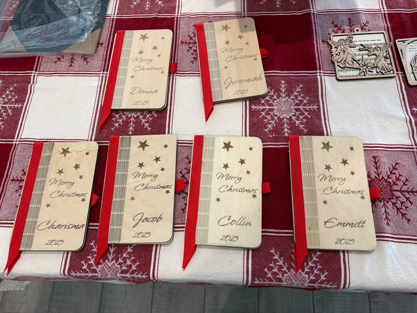 Customer photo review of Christmas Envelope for money 6 bundle svg laser cutting file