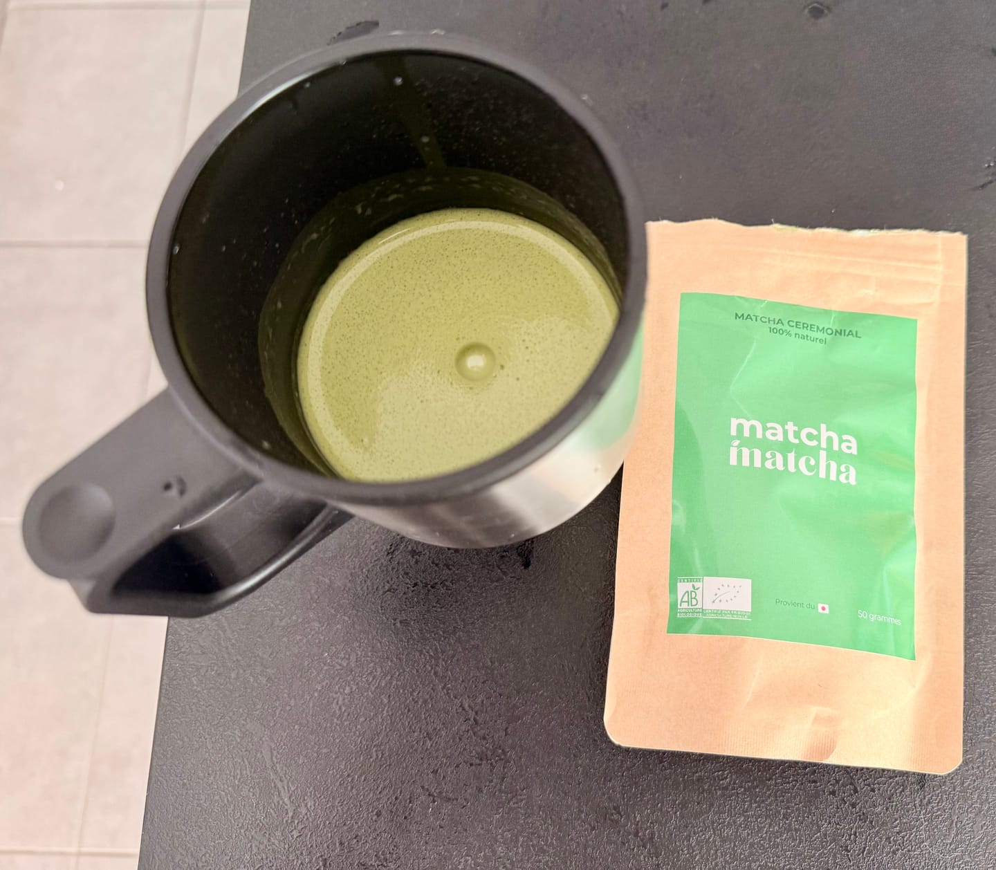 Customer photo review of Thé Matcha Cérémonie Bio