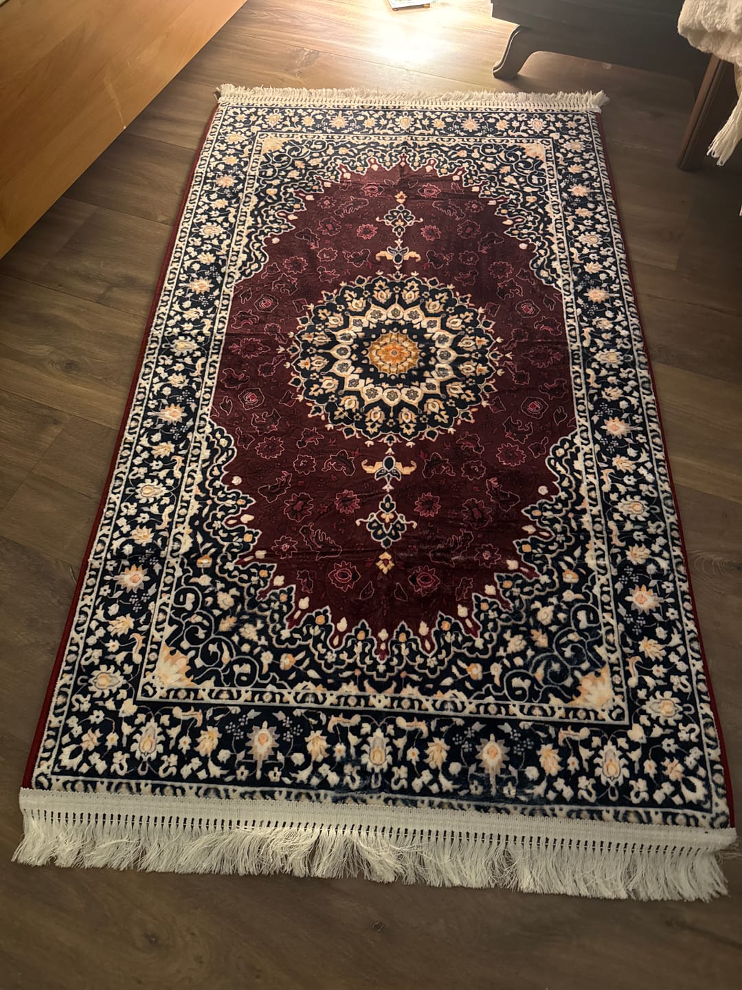 Customer photo review of Moroccan Padded Prayer Mat