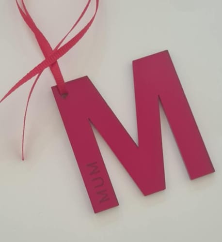 Customer photo review of Personalised Letter Tags