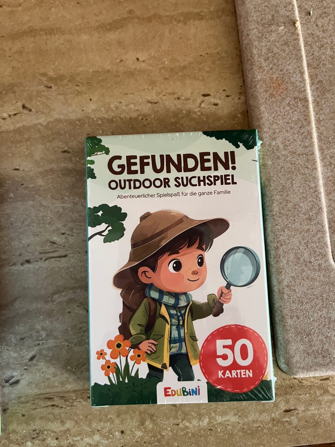 Customer photo review of Edubini Gefunden! Outdoor Suchspiel für Kinder