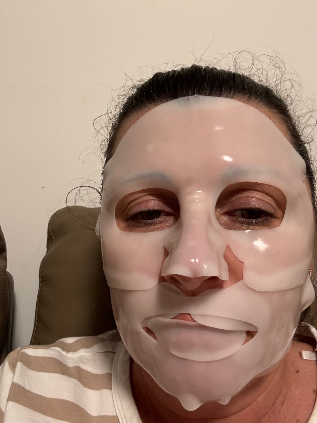 Customer photo review of The Naked Skin Bio-Collagen Mask