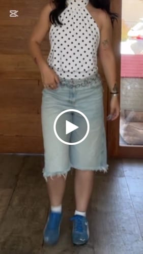 Customer video review of TOP DIANA LUNARES BLANCO