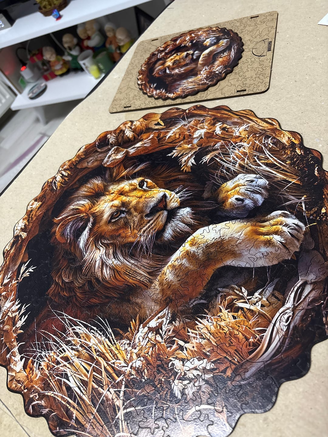 Customer photo review of Aslan V2 - Ahşap Puzzle